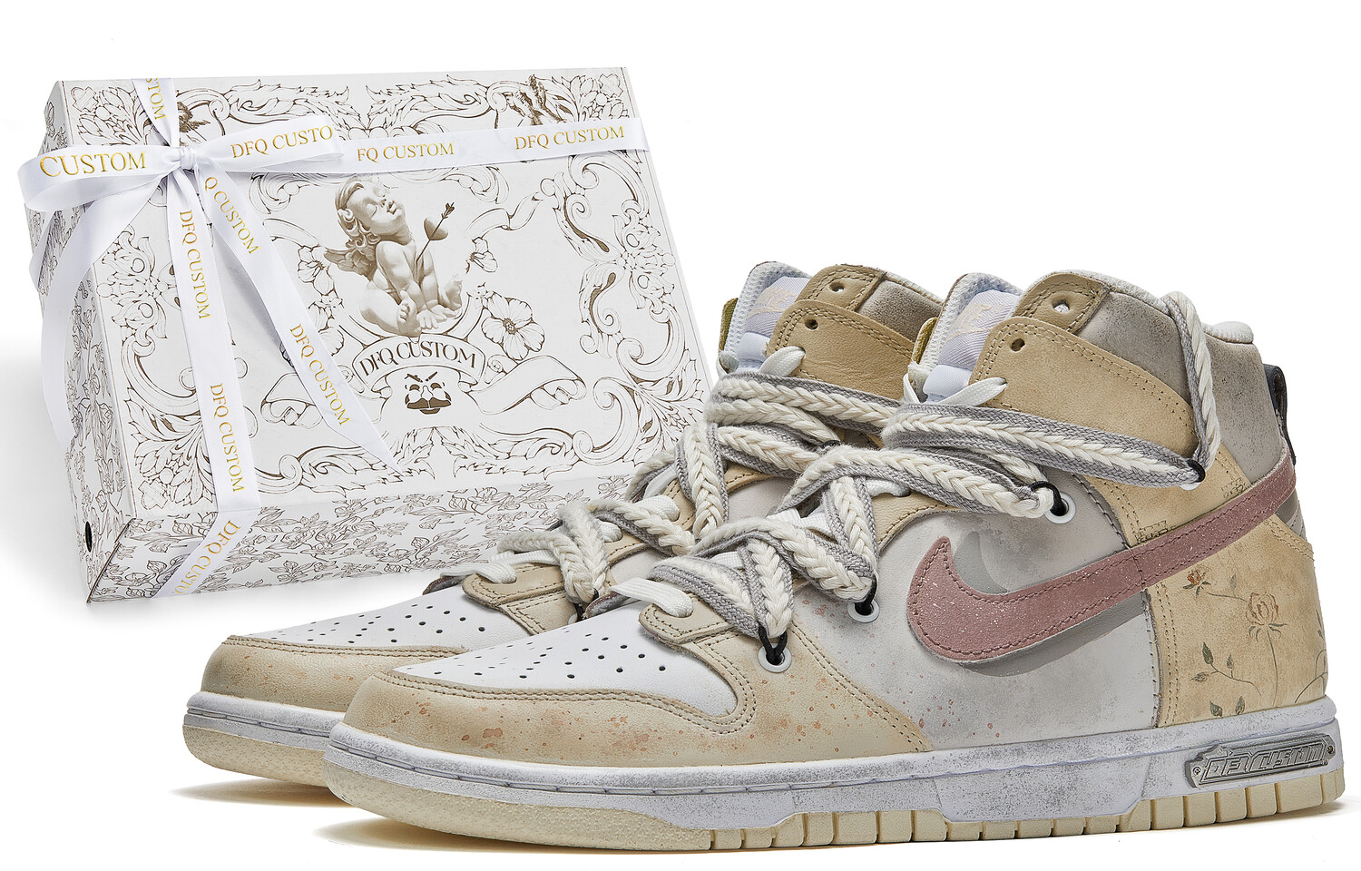 

Женские кроссовки для скейтбординга Nike Dunk, Dirty coffee powder