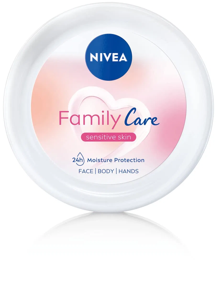 Крем для лица Nivea — Легкий увлажняющий для тела, лица и рук Family Care, , Cream, 450 мл