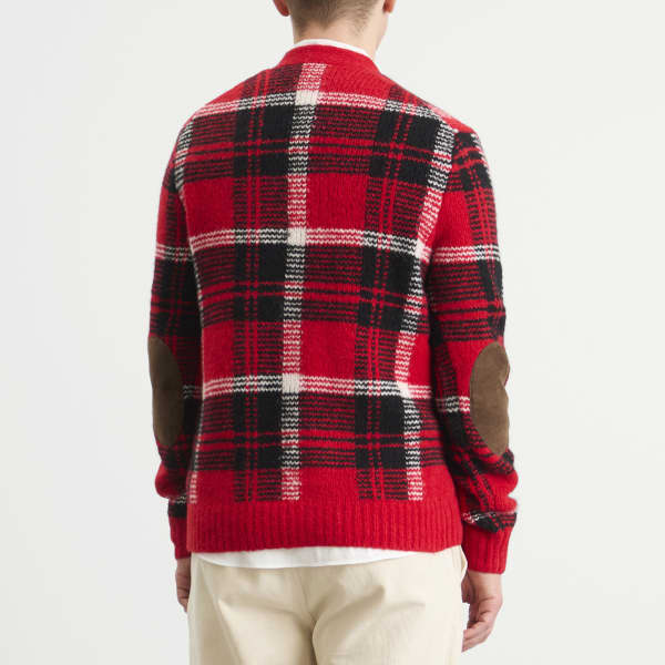 Клетчатый кардиган Polo Ralph Lauren, красный combo — фото 3