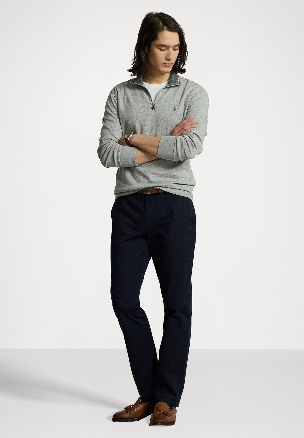Футболка с длинными рукавами LONG SLEEVE Polo Ralph Lauren, Andover Heather — фото 2