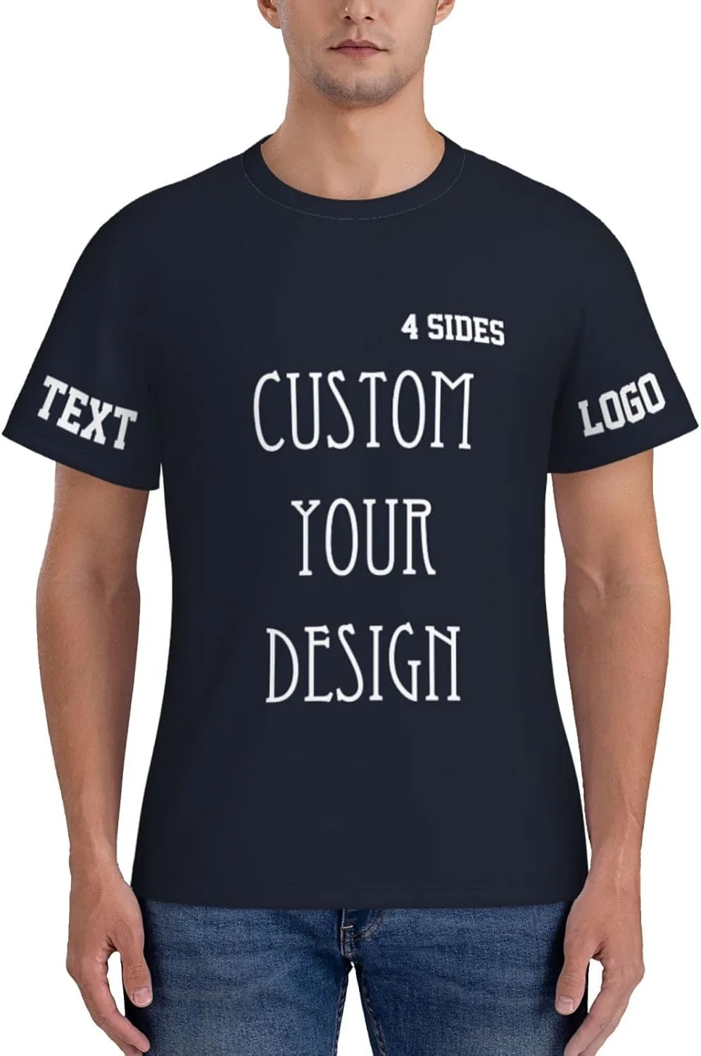 

Футболка Custom T Shirts 4-Side Printable с логотипом