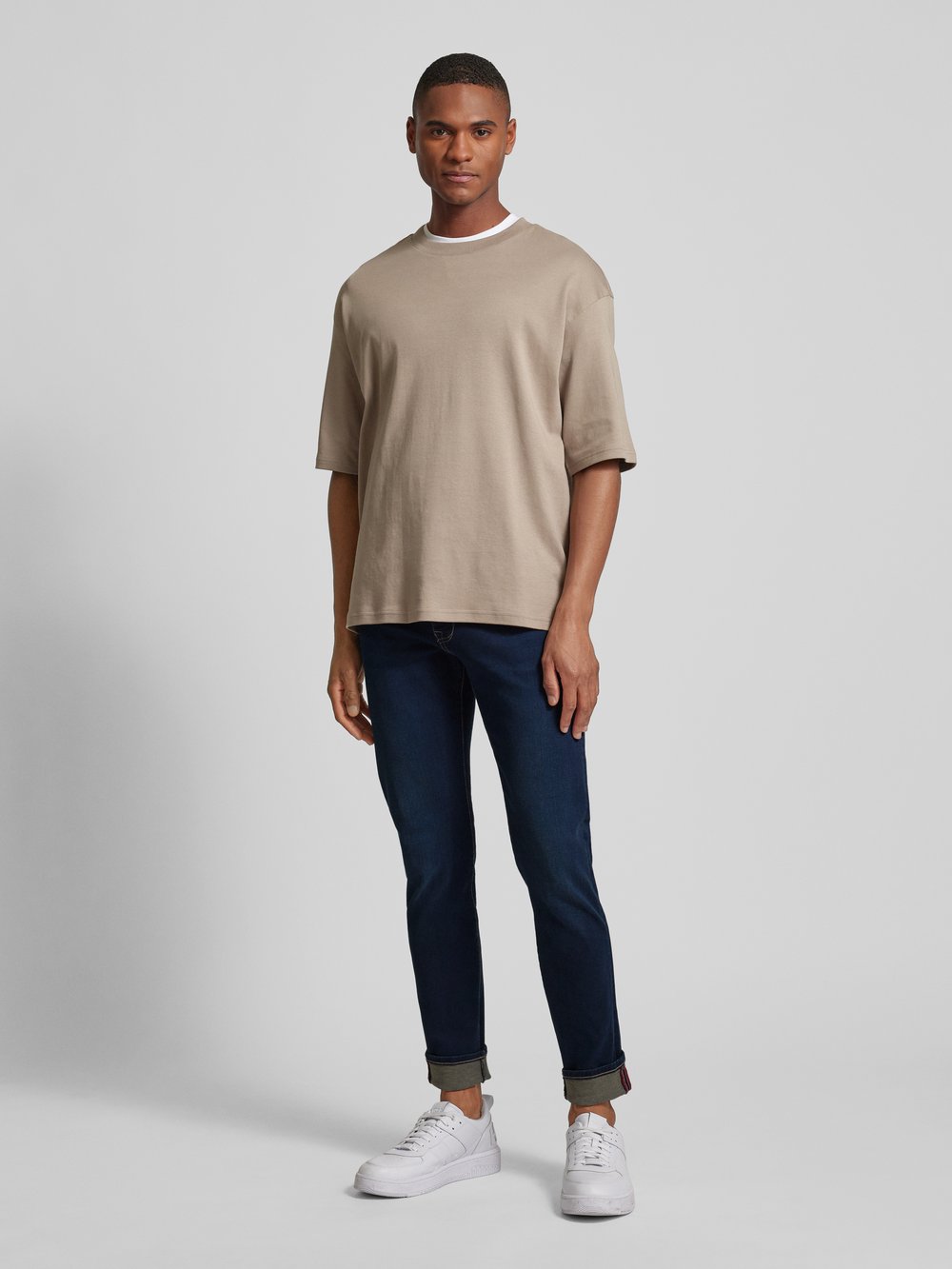 

Джинсы Slim fit с пятью карманами Petrol