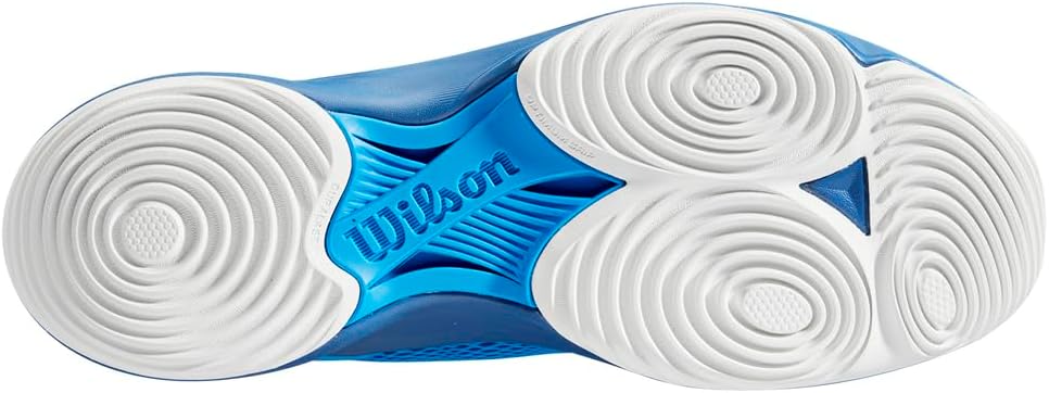 Мужские кроссовки для пикалбола WILSON Rush Pro Ace Pickler - размеры мужской обуви США, созданы для кортов для пикалбола, белый/синий — фото 3