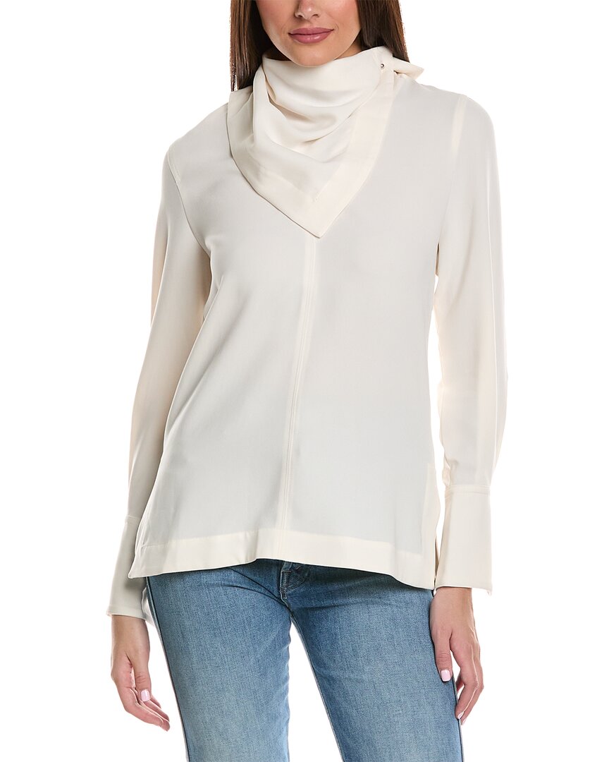 

3.1 Блузка-шарф Phillip Lim 3.1 Phillip Lim, белый