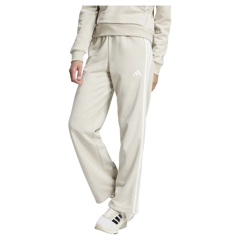 

Джоггеры adidas Essentials 3 Stripes Open Hem French Terry, бежевый