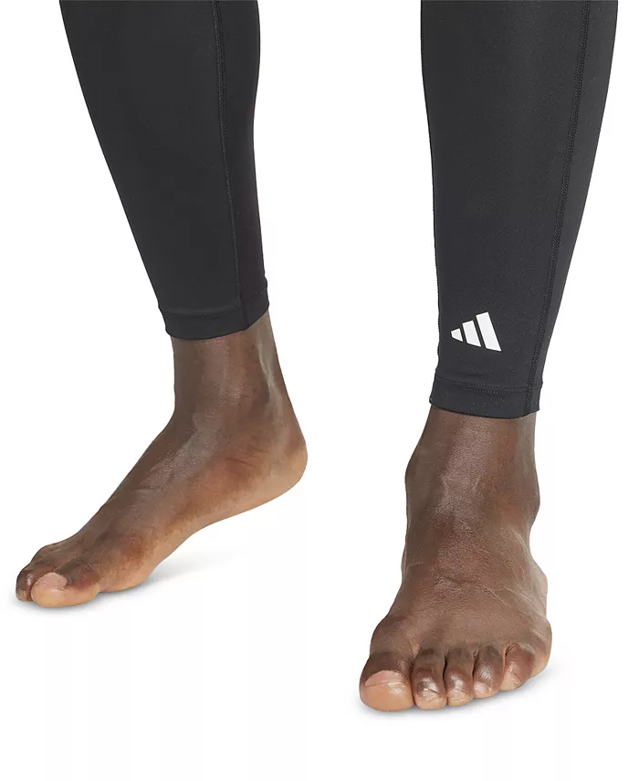 Мужские компрессионные леггинсы Tech-Fit TF Long adidas, черный — фото 3