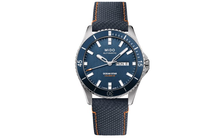

MIDO Часы Men's Leader Submariner Watch, Blue Dial