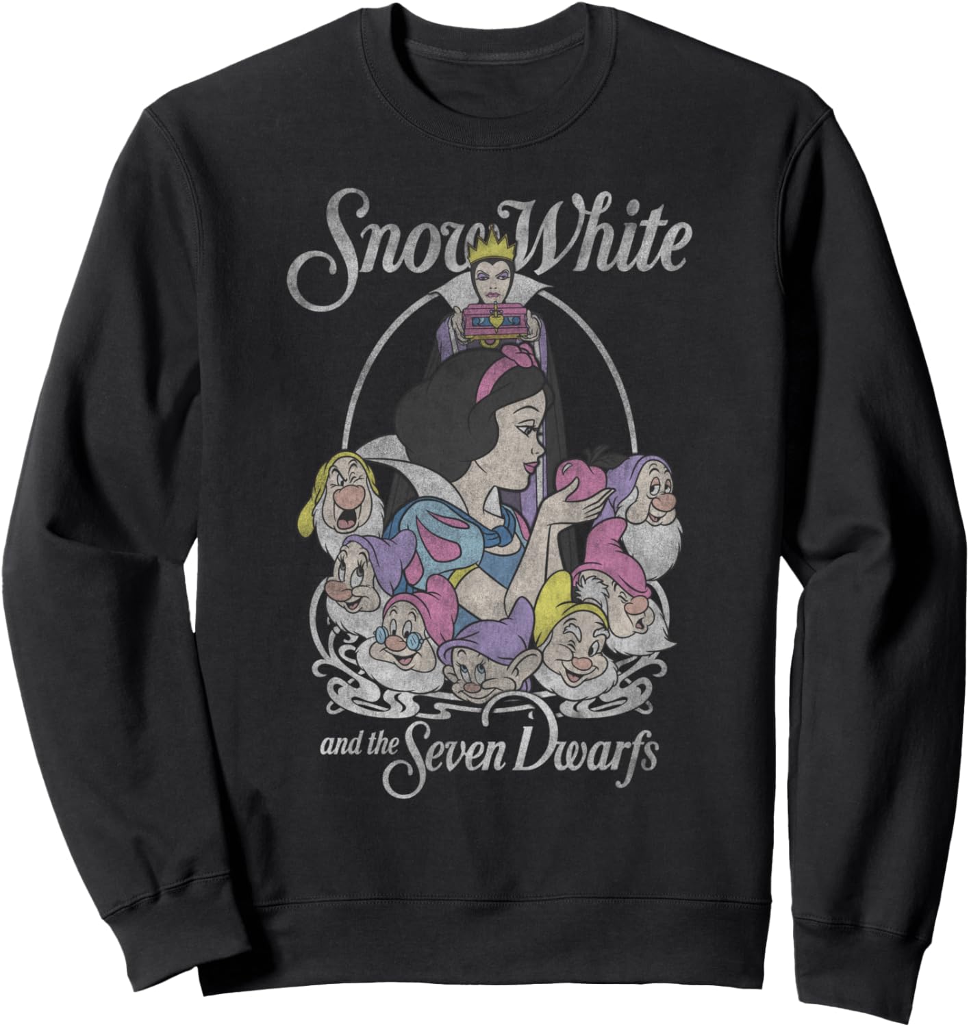 

Классическая толстовка Disney «Белоснежка и семь гномов», черная