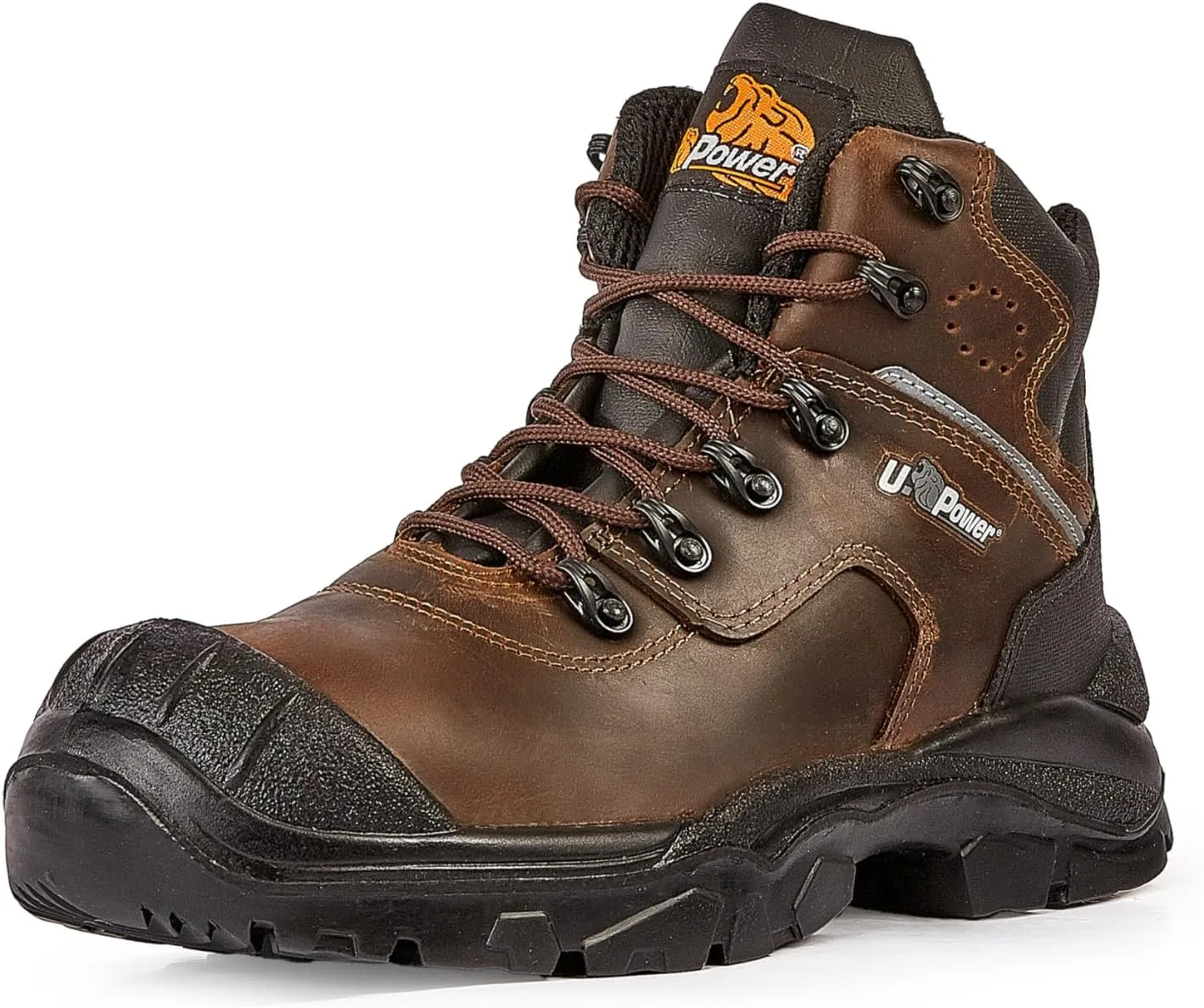 Мужские рабочие ботинки U Power Greenland UK S S3s Fo SrWork Shoes, черный/темно-коричневый