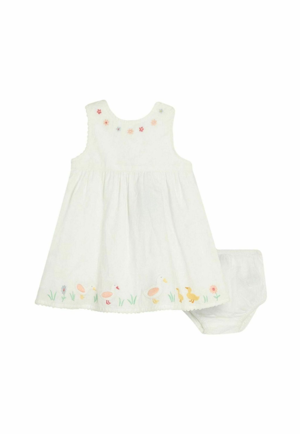 

Повседневное платье REGULAR FIT APPLIQUÉ JoJo Maman Bébé, белый
