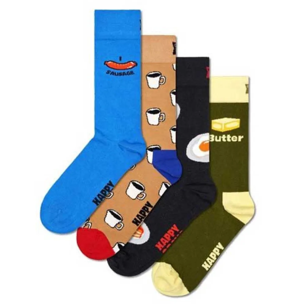 

Носки Hs By Happy Breakfast gift set long, разноцветный