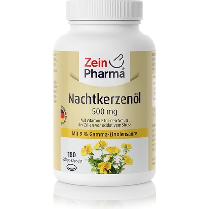 

Масло примулы вечерней ZeinPharma 500 мг 180 капсул - упаковка на 1 месяц