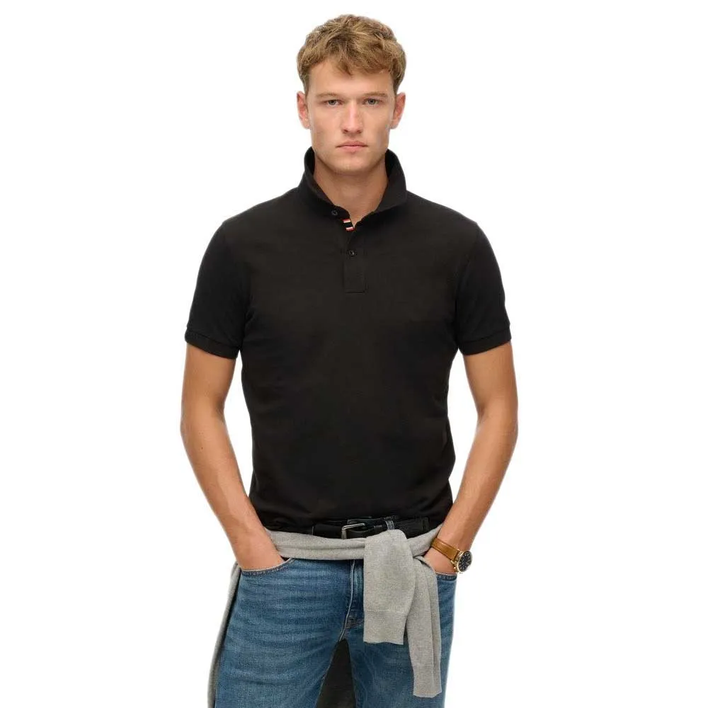 

Поло с коротким рукавом Superdry City Pique, черный
