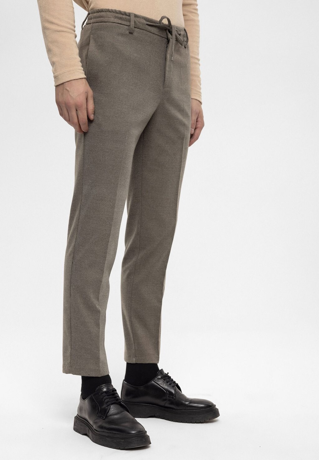 

Брюки ELASTIC WAIST BELT DETAILED Antioch, цвет mink