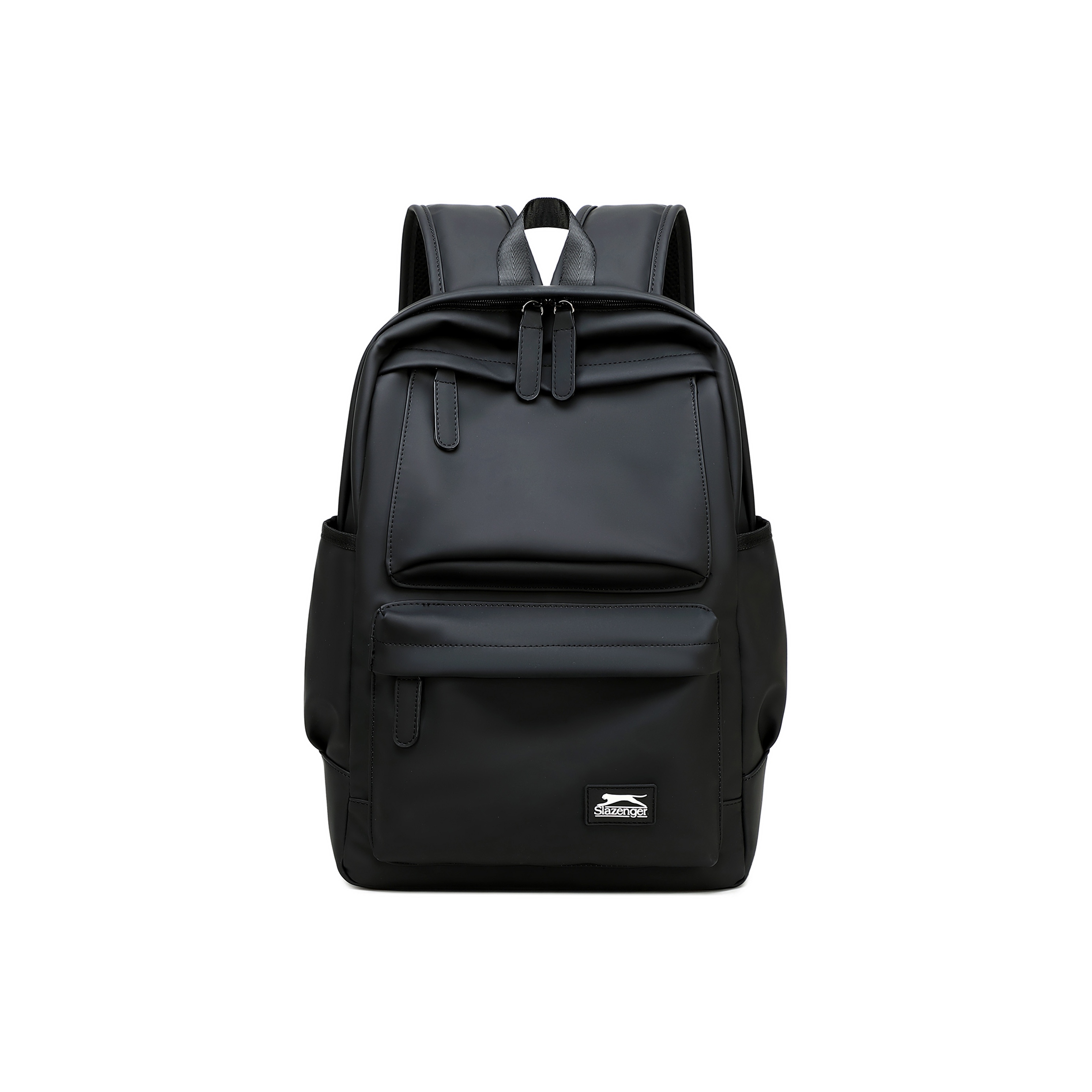 

Slazenger Мужской черный рюкзак из мягкой искусственной кожи, Upgraded-Obsidian Black
