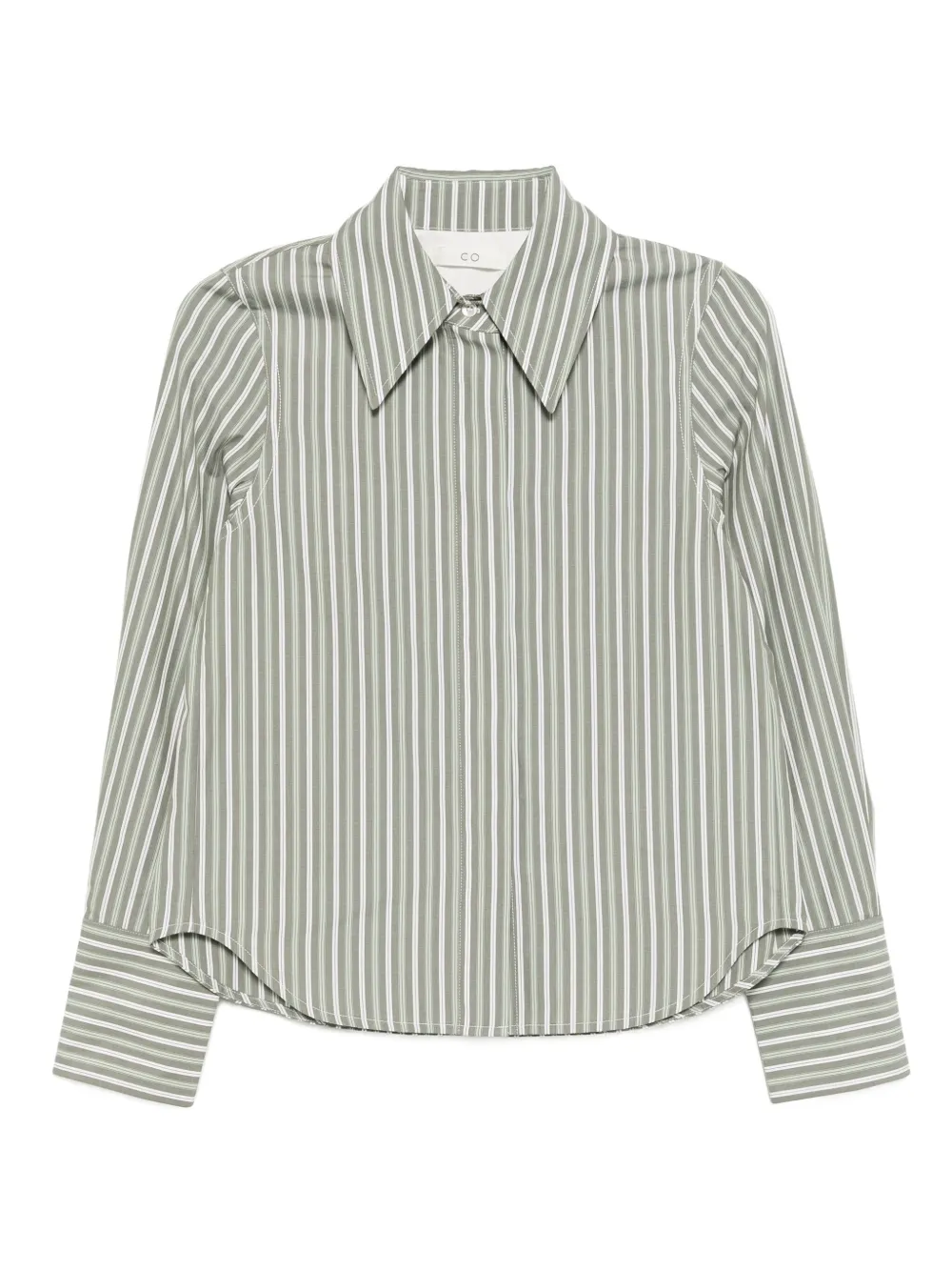 

Рубашка в полоску CO COLLECTION, зеленый