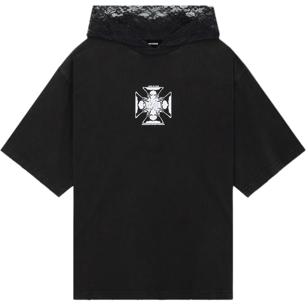 

Хлопковая футболка WE11DONE, черный