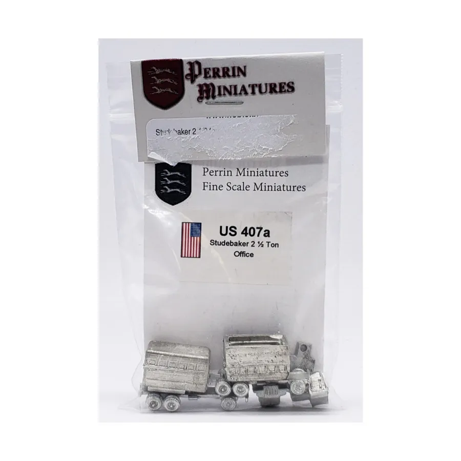 

Офисный грузовик Studebaker 2 1/2 тонны, WWII Miniatures - USA (10mm) (Perrin Miniatures)