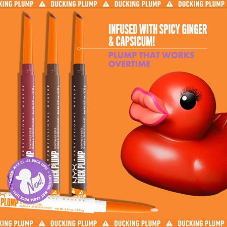 Карандаш для губ с эффектом увеличения NYX Professional Makeup Duck Plump Liner, Nude Flip 0,33 g — фото 4