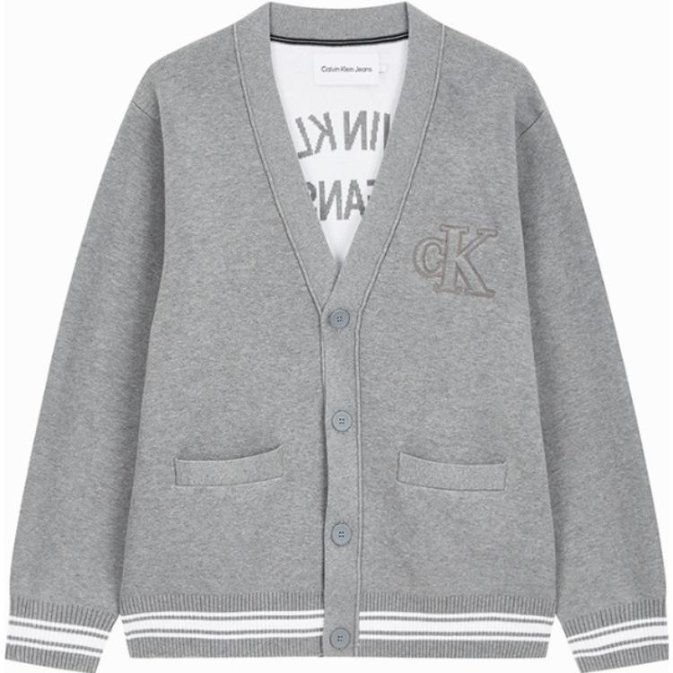 

Calvin Klein Джемпер унисекс кокосово-серый-P2D