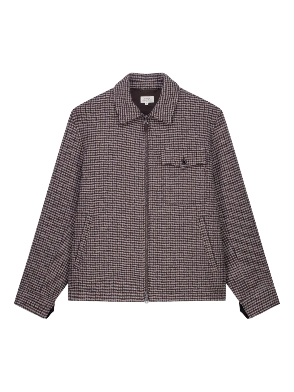 

Куртка-рубашка Dandy на молнии с узором Hartford, коричневый