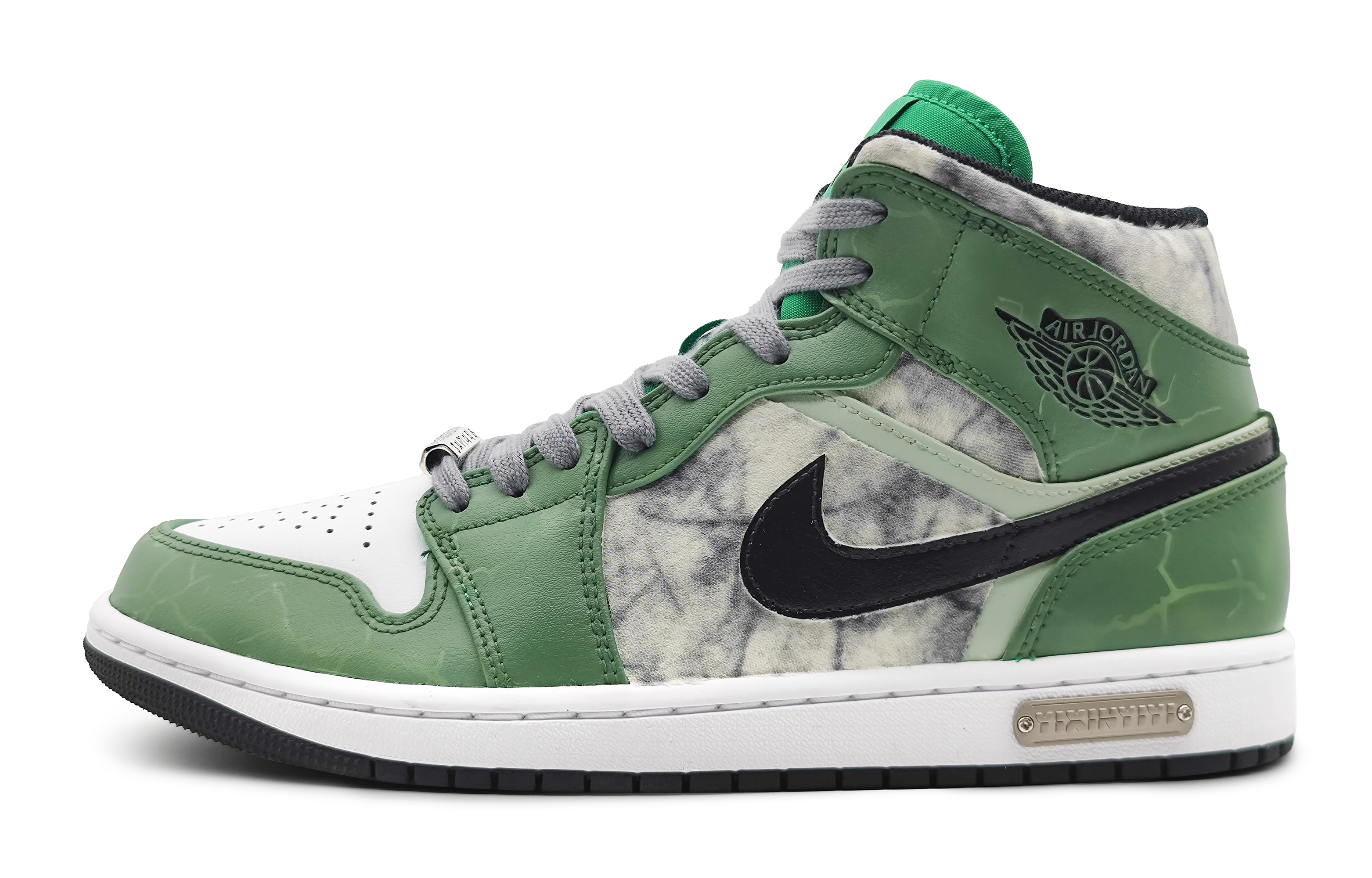 

Кроссовки Air Jordan 1 Vintage Basketball Shoes Women's High-Top Green