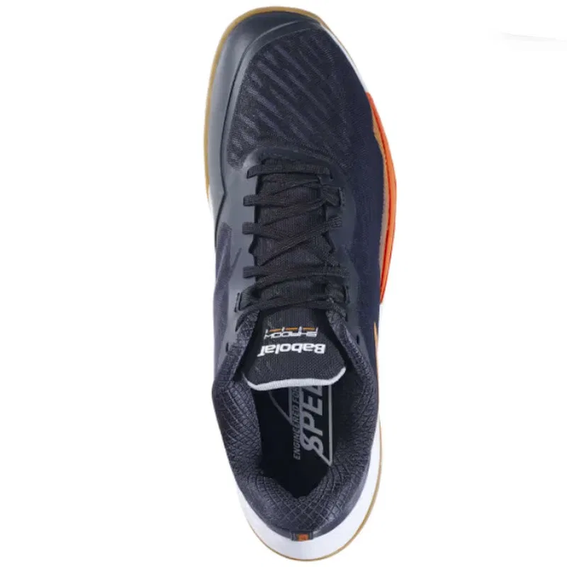 Мужские бадминтонные кроссовки «Shadow Tour 5» от Babolat, Black X Orange (2037) — фото 4