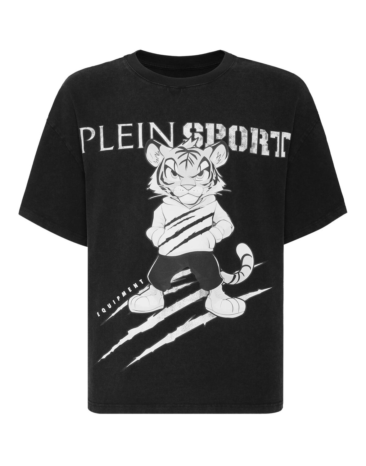 

Plein Sport Футболка 'Tiger' в черном цвете