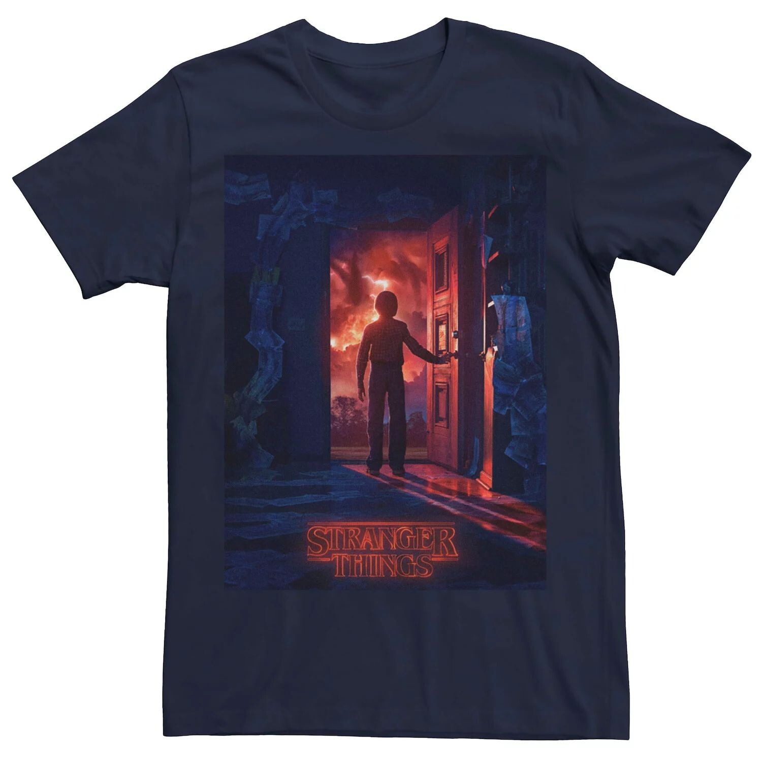 

Мужская футболка с плакатом Stranger Things Will Open Door Licensed Character