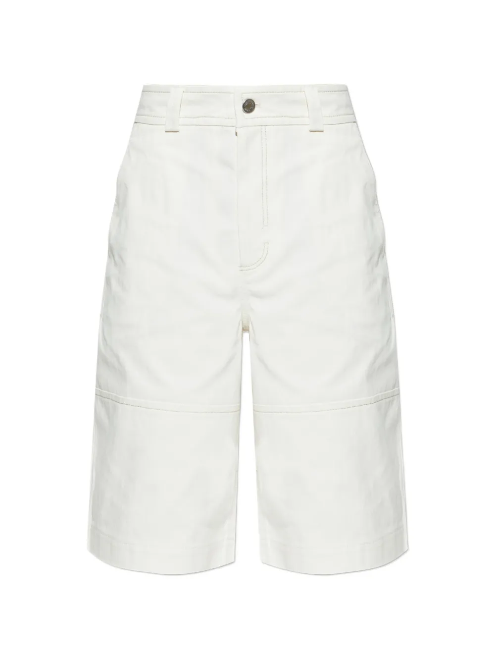 

Джинсовые шорты на пуговицах Ami Paris, белый