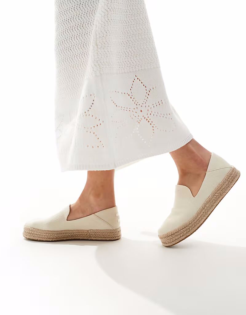 Туфли Toms Carolina натурального цвета