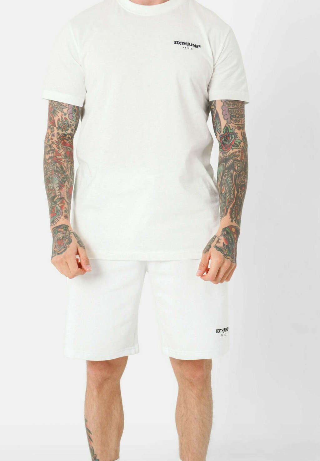 

Шорты ESSENTIEL - Tracksuit bottoms Sixth June, белый