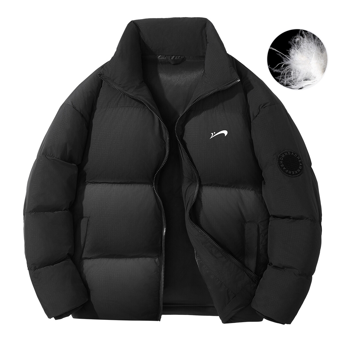 

Noble Bird Пуховик унисекс K-bird, Темно-серый