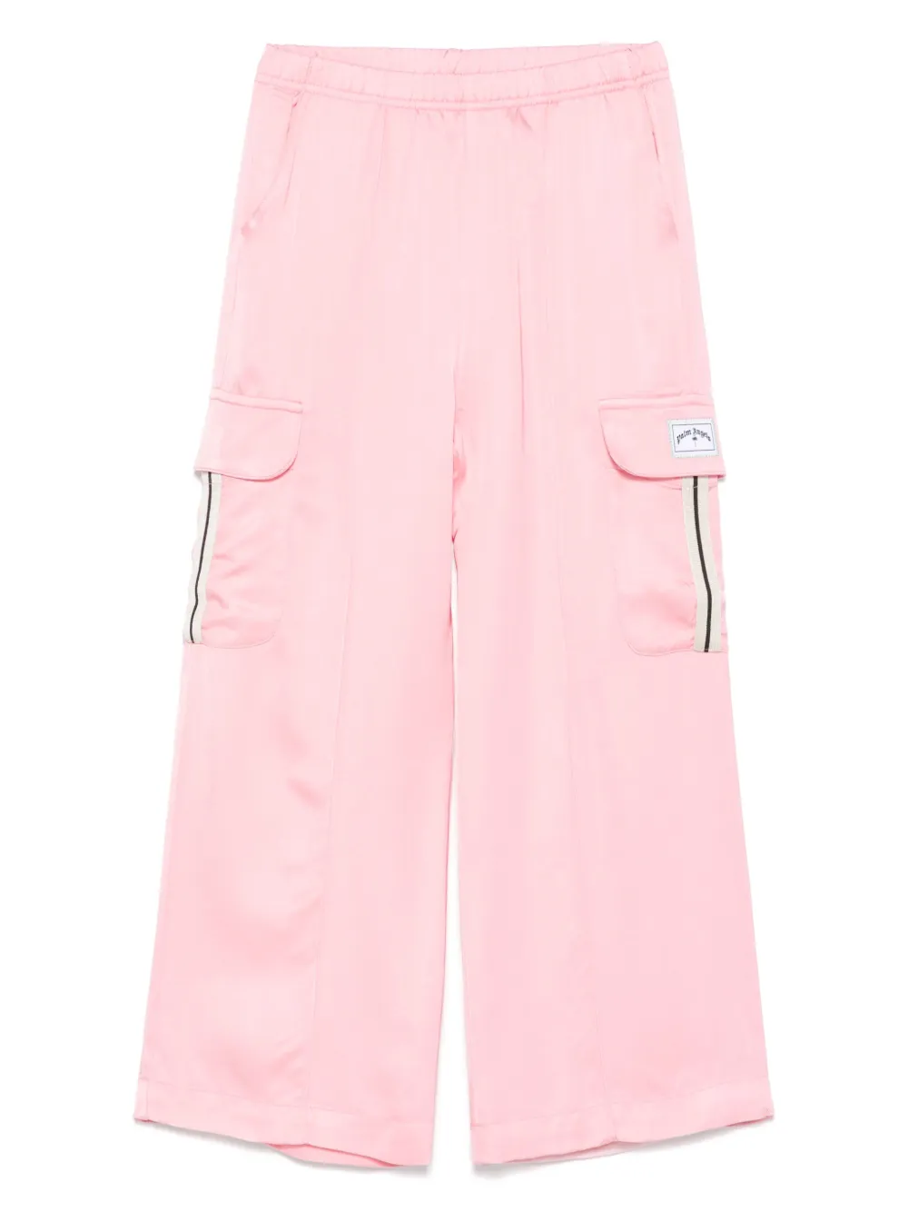 

Атласные брюки карго Palm Angels Kids, розовый