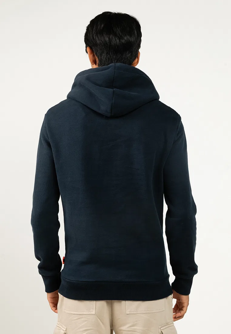 Худи, Outfitters Superdry, темно-синий — фото 2
