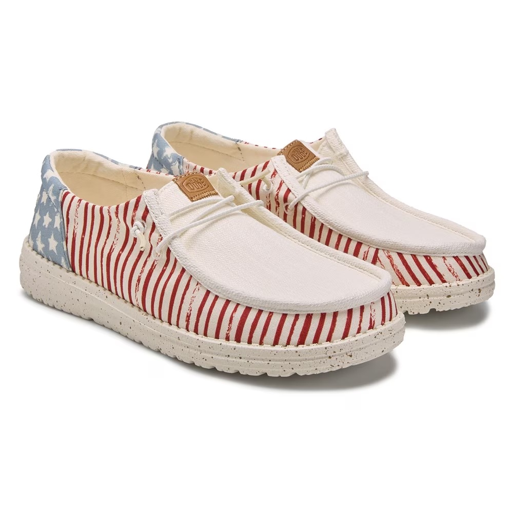 Wendy повседневные туфли без шнурков Heydude, american flag multi