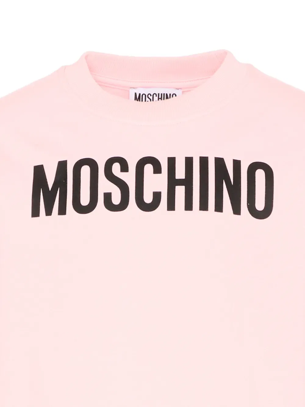 Толстовка с логотипом Moschino Kids, розовый — фото 3