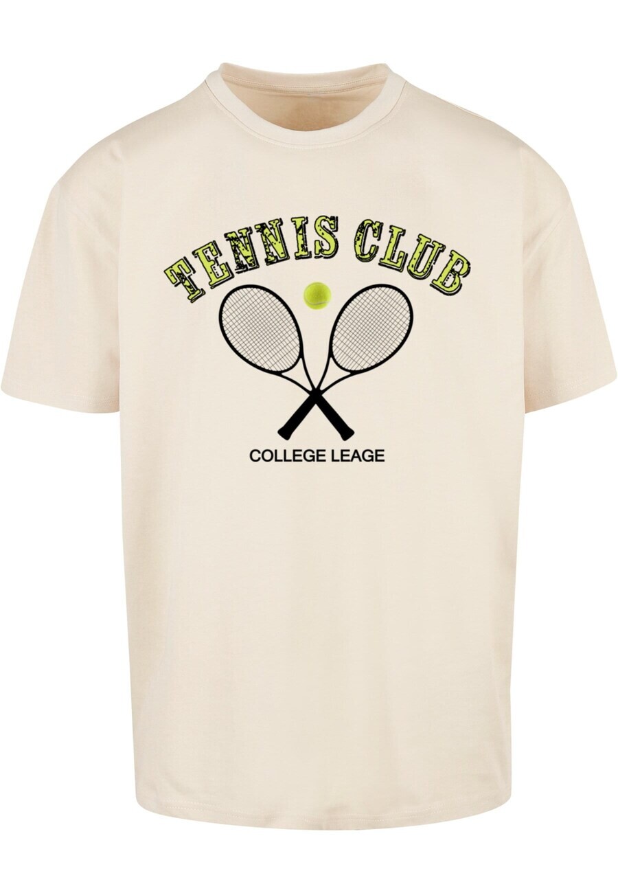 

Футболка Merchcode TENNIS CLUB, песочный