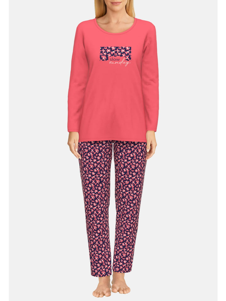 

Götzburg Пижама Den Haag в красно-среднем цвете по всей длине