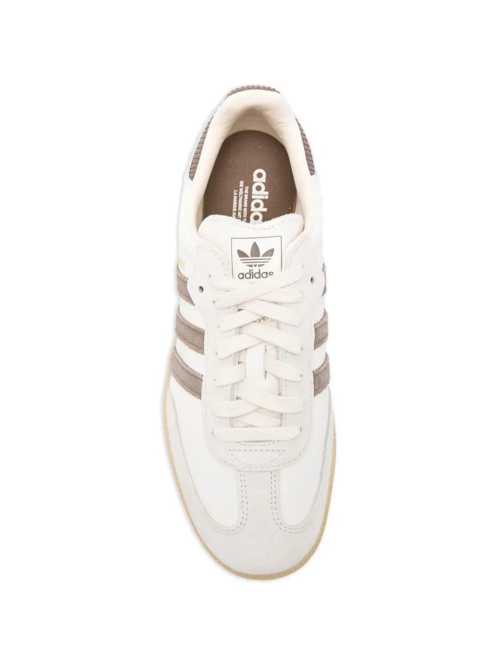 Кроссовки Og самба в полоску Adidas, нейтральный — фото 4