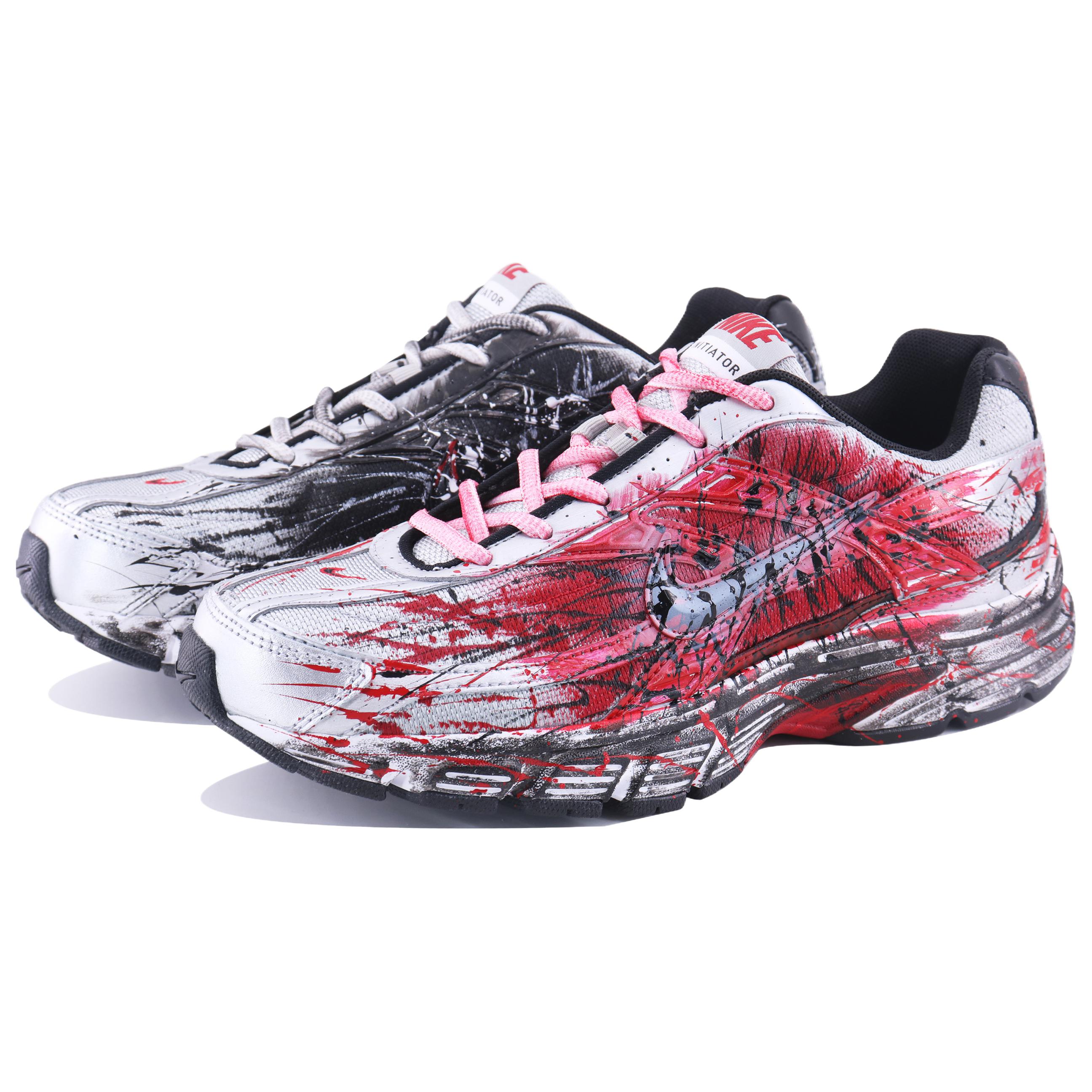 

Nike Кроссовки Initiator Low Top Casual City Commute для бега по городу, мужские, белые, красные