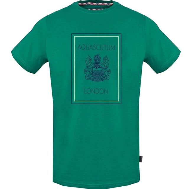 

Темно-Синяя футболка с логотипом London It Aquascutum, зеленый