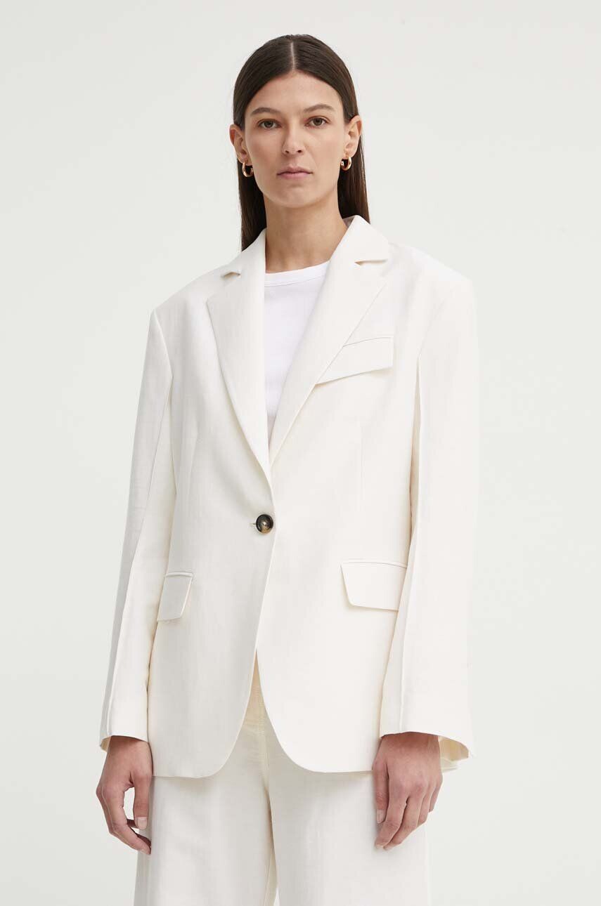 

Marcy - блейзер из смесового льна Solid Linen Day Birger et Mikkelsen, бежевый
