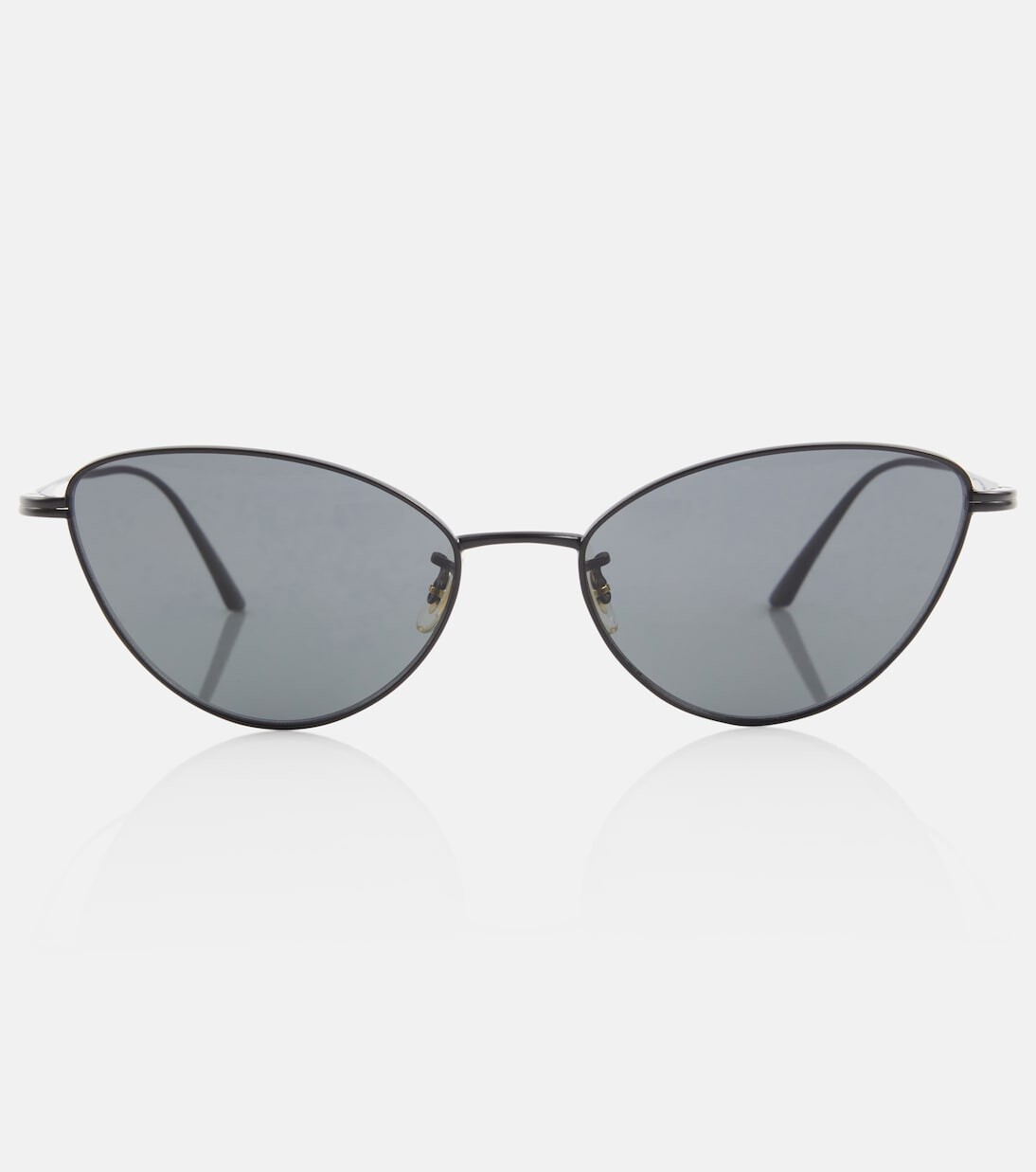 

Солнцезащитные очки «кошачий глаз» x oliver peoples 1998c Khaite, черный