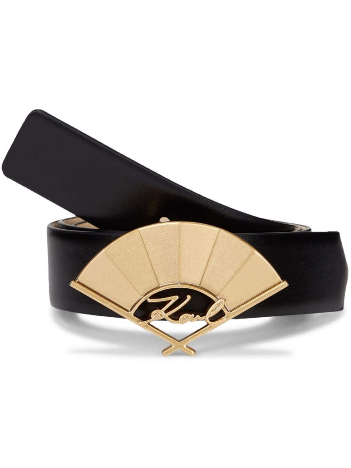 

Karl Lagerfeld ремень Signature Fan, черный
