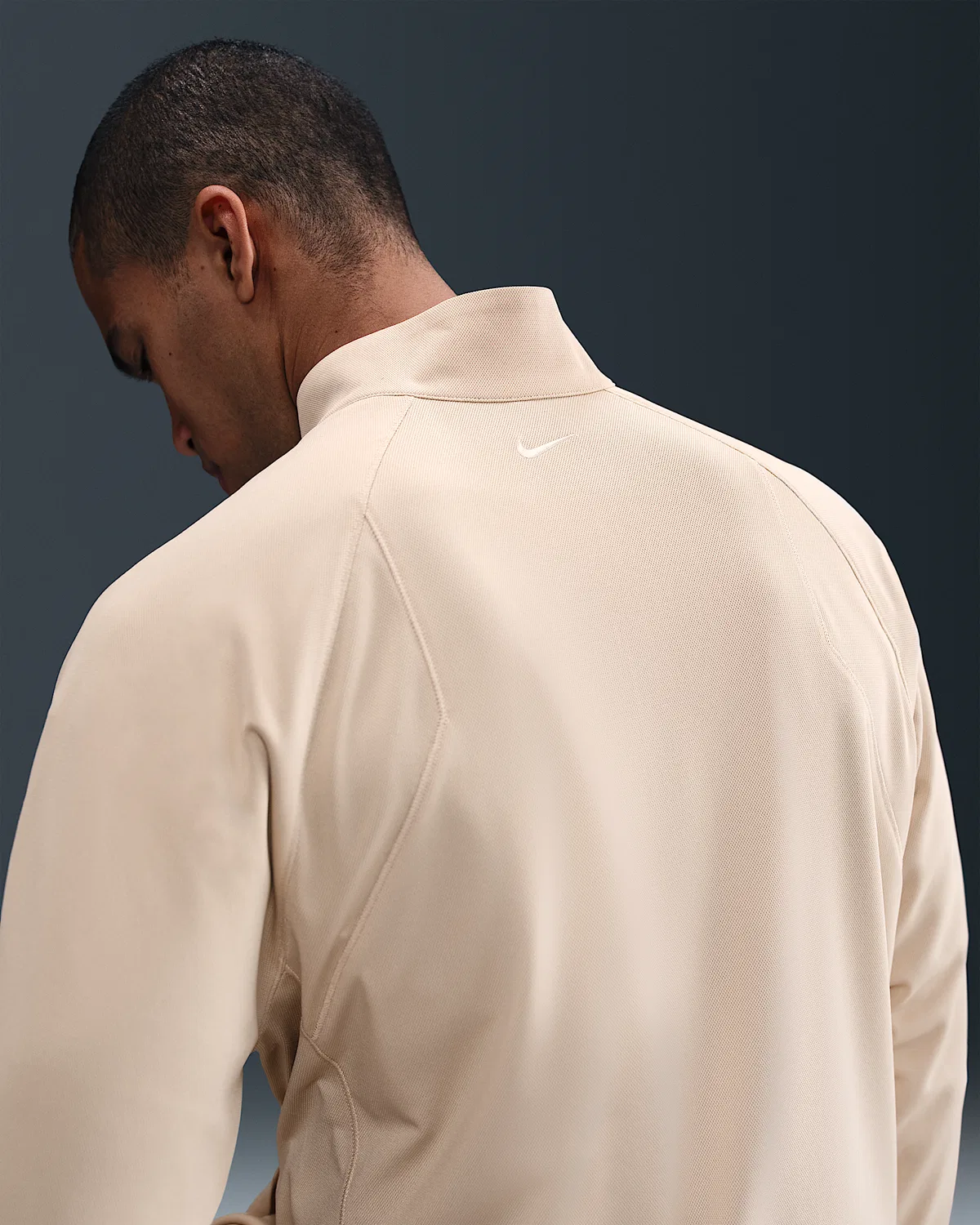 Dri-FIT Knit Jacket Kobe, Sanddrift/Sanddrift/White — фото 2