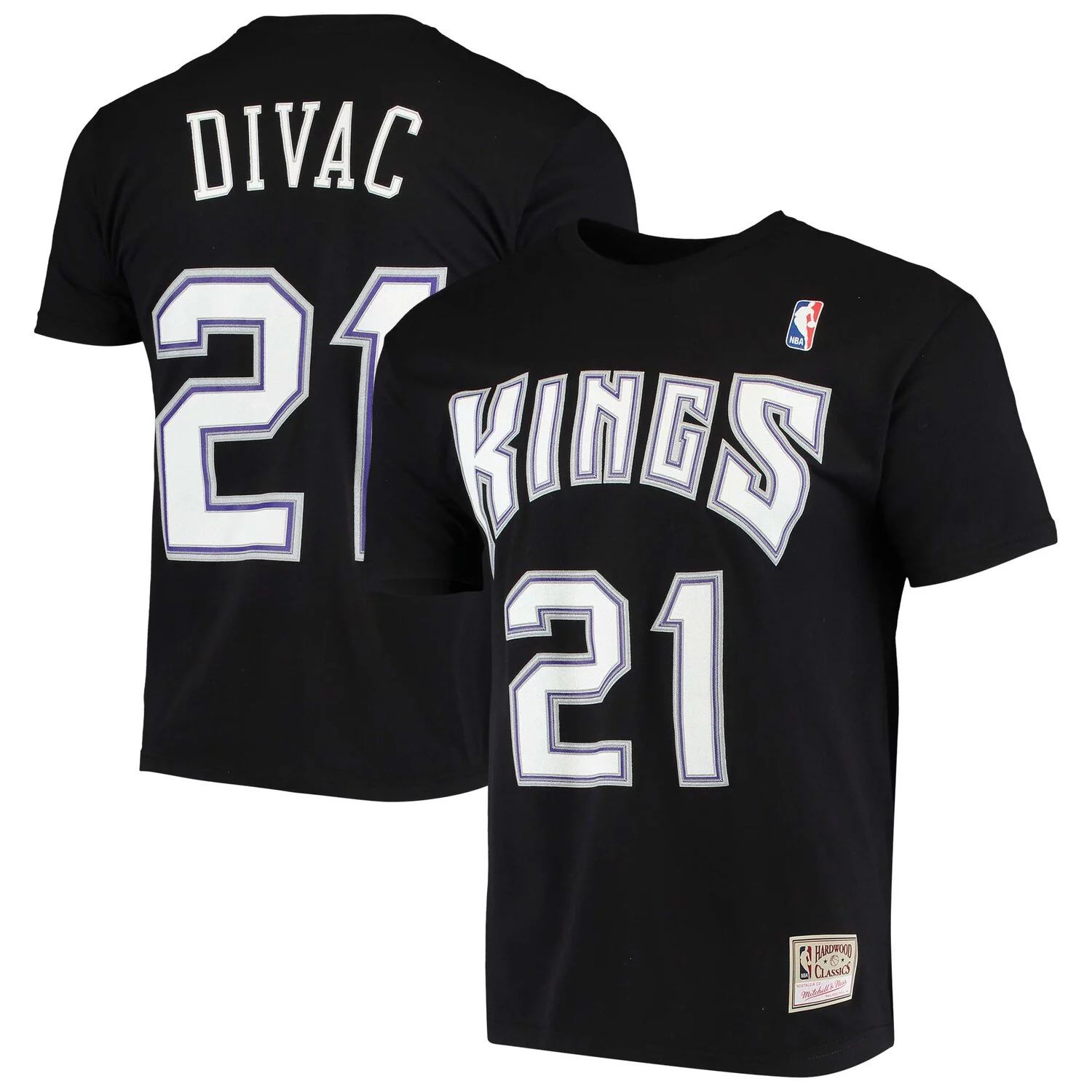 

Мужская футболка Mitchell & Ness Vlade Divac черная Sacramento Kings Hardwood Classics Stitch Name & Number, Черный, Мужская футболка Mitchell & Ness Vlade Divac черная Sacramento Kings Hardwood Classics Stitch Name & Number