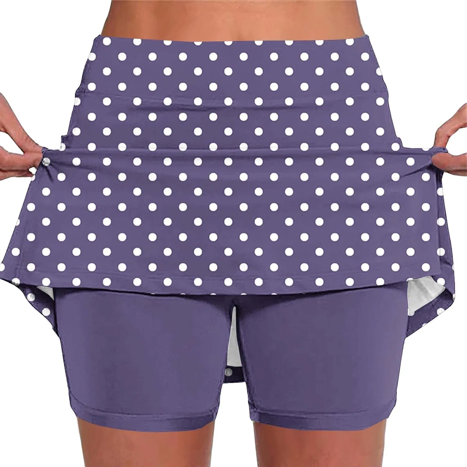 Спортивная юбка-шорты Active Skort, легкая стрейчевая, бренд Generic, цвет Purple