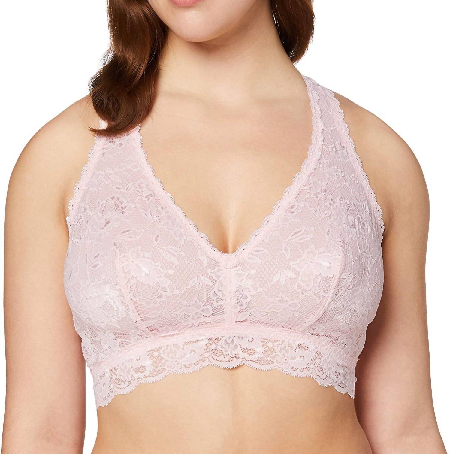 

Никогда не говори никогда бюстгальтер-борцовка Curvy Bralette в цвете Pink Lilly Cosabella