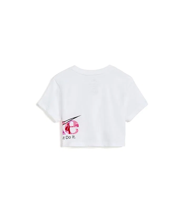 Футболка боксового кроя Move with Nature Nike Kids, White — фото 2
